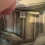 Bryn Walker  "Fran" Linen Tunic Top w Bell Sleeve Lagenlook L made in USA Photo 4