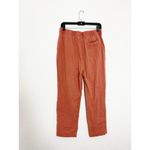 Marine layer  Elle Relaxed Crop Pants Size Medium Rust Orange Preppy Minimalist Photo 12