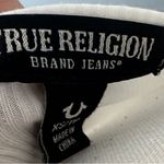 True Religion  White Ruched Long Sleeve Blouse Photo 1