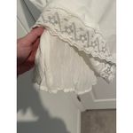 Free People Lace Accent Side Zip Layer Dress – Size Medium – White Photo 4