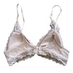 Aerie Free-To-Be Lace Padded Plunge Bralette Blush Pink Medium Photo 7