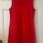 Toad & Co Women's  Red Aquaculture Tank Dress With Pockets Active Tennis Small Photo 6