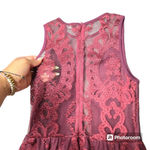 For Love & Lemons Lulu Lace Mini Dress Red Size XS Photo 6