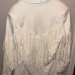 White fringe blazer Photo 1