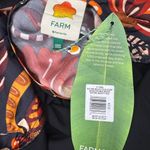 Farm Rio   RED NATURE BEAUTY SCARF BACKLESS MIDI DRESS Size XXS. Photo 11