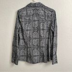 Charter Club  long sleeve dresss shirt button front with collar with red accent Photo 3