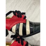 Moschino Striped Lace Up Block Shoes Women Red Black Cream Gold size size 38 Photo 1