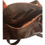 Giani Bernini Giani‎ Bernini Women Brown Leather Baguette Shoulder Bag Y2K 00s Casual Feminine Photo 4