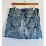 EXPRESS  Women’s Size 6 Embellished Denim Mini Skirt y2k Glam Bejeweled Festival Photo 1
