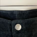 Lilly Pulitzer Vintage Suede Leather Wide Leg Pants Womens Sz 10 Black Western Photo 2