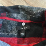 Torrid  Plaid Checkered Wool Bomber Jacket Sz 2 (2X) Photo 8