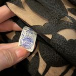 1950s winter dream floral black lace wedding dress union made handmade Size M Photo 9