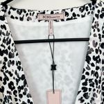 BCBGeneration NWT  Black and White Animal Print Wrap Dress - Size: 12 Photo 2