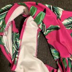 SheIn Swim Vcay Tropical Print Bikini Set 2 Piece Swimsuit Hot Pink and Green Photo 9