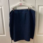 Talbots Dotted Denim Pencil Skirt Photo 2
