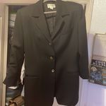 💖 Vintage Emanuel Ungaro Black Blazer Size 10 Photo 1