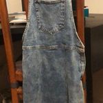 Forever 21 Small Acid Wash Denim Overall Mini Skirt Photo 0