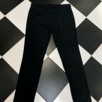 J Brand Aidan Boyfriend Jeans Cutout Lattice Window Pattern Black Denim Size 27 Photo 3