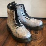 Dr. Martens  1460 Boots Women’s size 5 Silver Metallic Reflective Zip Comb… Photo 1