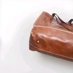 Patricia Nash  Toscano Tooled Brown Leather Tote Shoulder Bag Purse Photo 6