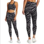 Varley  Luna Zebra Leggings in Steel Zebra Photo 1