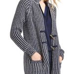 Gap  Women’s Textured Toggle-Front Long Cardigan Cable Knit Sweater in Navy S Photo 0