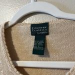 Vintage Knot Sweater Button Up Shirt Crochet‎ Embroidered Cottage Grandma Core Yellow Photo 5