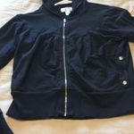 Loft Ann Taylor  Black hooded jacket Photo 15