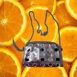 ERIC Javits Mirror Crossbody and Clutch‎ Bag Silver Photo 1