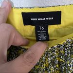 Who What Wear  Floral Pleated Lace Skirt Photo 6