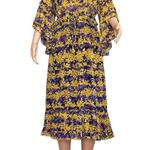 MISA Los Angeles Yanira Midi Dress, Yellow, Small Photo 6