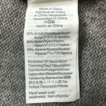 J.Crew Mercantile Alpaca Blend Gray Lace Trim Cuffs Cardigan, Sz Small Photo 11