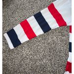 Workshop Republic Clothing Workshop Women's Red/White/Blue Long Sleeve Hooded Long Sleeve shirt size XL Photo 3