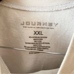 Journey World Tour Pullover Sweatshirt Size XXL logo Tie Dye Light Gray Photo 4