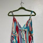 Lulus Adrift Multi Striped Tank Top Sz M Photo 7