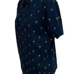 Denim & Flower  Navy Blue Tee Pineapple Print Size Medium Photo 1