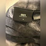 Obey  Worldwide Tie Dye Hoodie Black Gray Rose Graphic Unisex Medium Photo 4