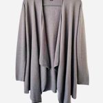 Barefoot Dreams Bamboo Chic Lite Open Front Waterfall Cardigan Taupe Size S/M Photo 1
