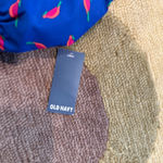 Old Navy NWT Triangle Bikini Top Swim Swimwear Bird Print Blue Y2K Women’s Large Photo 2