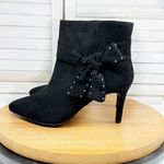Torrid  Studded Side Bow Ankle Boots Booties Black Microfiber‎ 9.5W Photo 2
