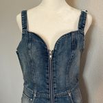 Boyish  Emery Full Zip Sweetheart Neckline Denim Dress Size Small NWT Photo 1
