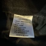 Judy Blue  Jeans Womens Size‎ 14W Skinny Fit Distressed Raw Hem Black Cheetah Photo 6