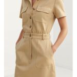 Sézane  Oanelle Dress, Light Beige, FR36/US4 Photo 0