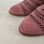 Frye and‎ Company Perforated Leather Bootie in Pink Size 6.5 Photo 4