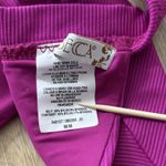 Becca Bikini Top Womens M Purple Ribbed Bralette Swimwear Magenta Resort Wear Photo 5