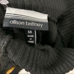 Allison Brittney  Black ribbed long sleeve turtleneck sweater dress Size M NWT Photo 4