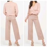 Spanx  Stretch Twill‎ Pull On Cropped Wide Leg Pants Size SMALL Pale Pink 20312R Photo 1