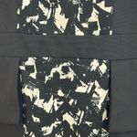 London Times Black & White Abstract Peplum Pencil Shift Dress Size 6 Photo 9