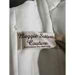 Maggie Sottero Couture White Beaded Corset Top Bridal Wedding Evening Formal Size M Photo 4