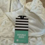 Double Zero  White Lace Strapless Babydoll Dress Photo 2